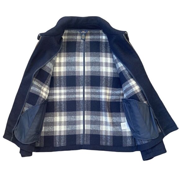 Brooks Brothers 346 Wool Full Zip Coat EUC Medium 26 x 20.5. - Picture 5 of 5